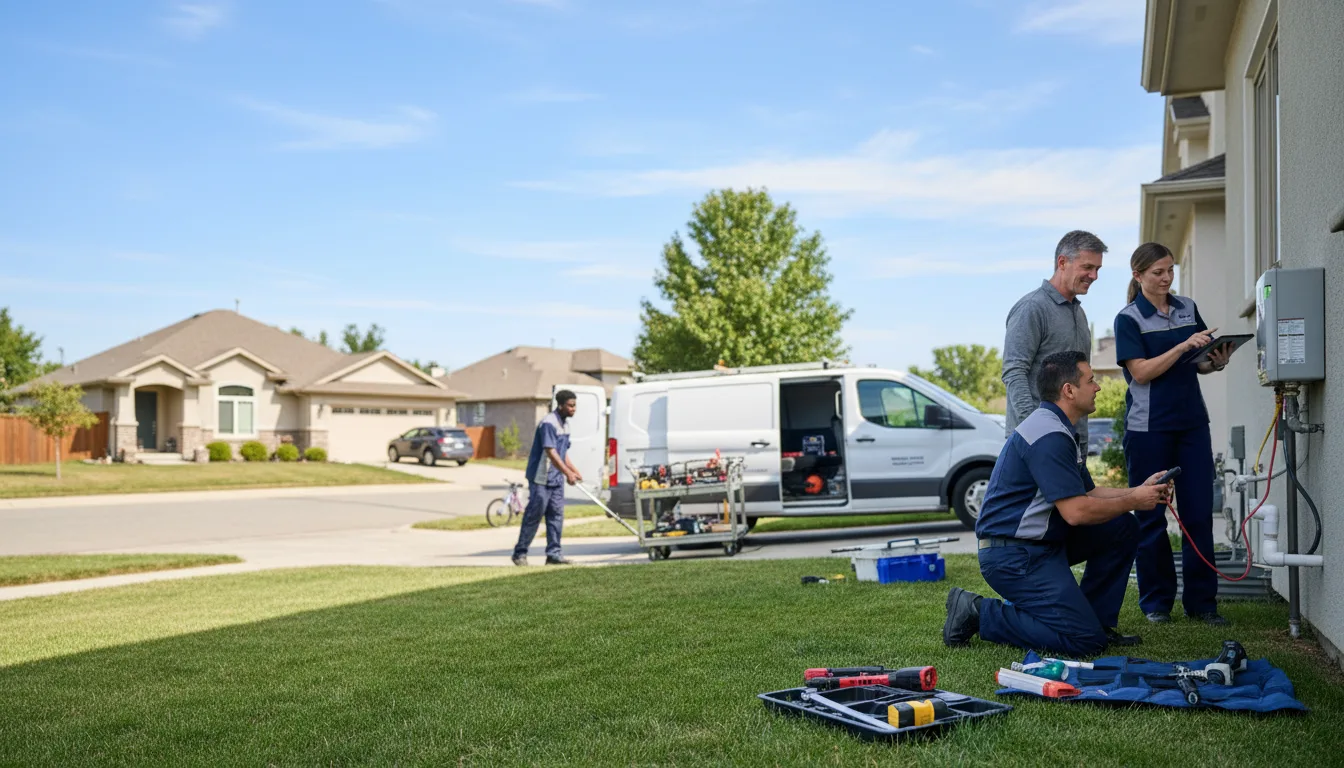Tankless water heater service in Vineyard, UT